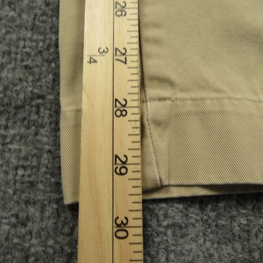Polo Vintage Ralph Lauren Pant Men 35X32 (29.5) Beige Chino Classic Fit Academia - Picture 8 of 8